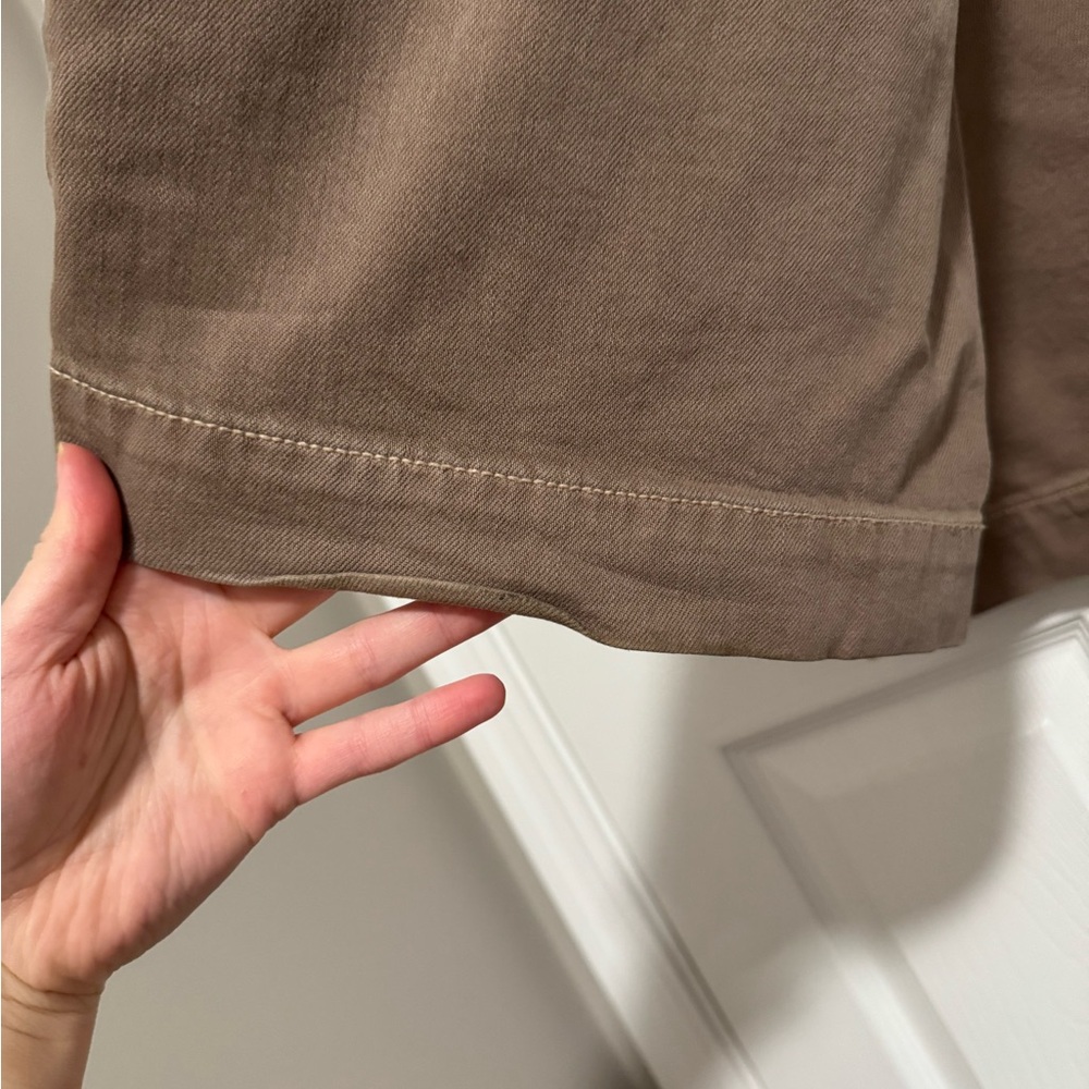 American Eagle Outfitters Chocolate Brown Wide Leg Cargo Pants - Picture 5 of 8